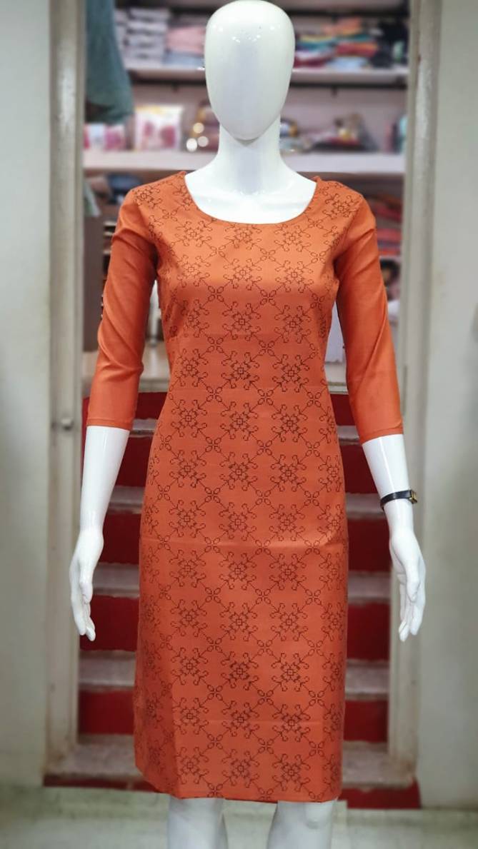 Ff Zarukhe Cotton Printed Regular wear Designer Kurti Collection